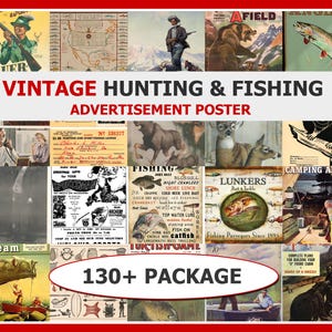 Vintage Hunting & Fishing Sporting Poster | Vintage Posters Scrapbook ...