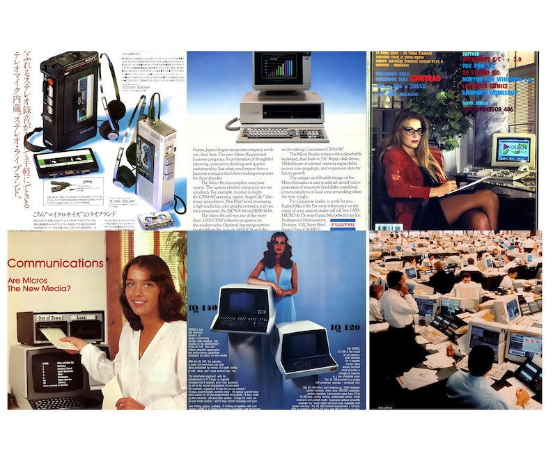 Vintage Computer Advertisement Poster | Vintage Posters | Poster ...