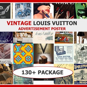 Vintage Louis Vuitton Poster - Etsy Canada