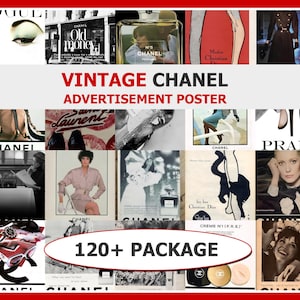 Chanel Vintage Poster - Etsy