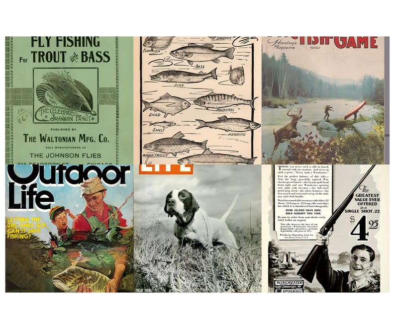 Vintage Hunting & Fishing Sporting Poster | Vintage Posters Scrapbook ...