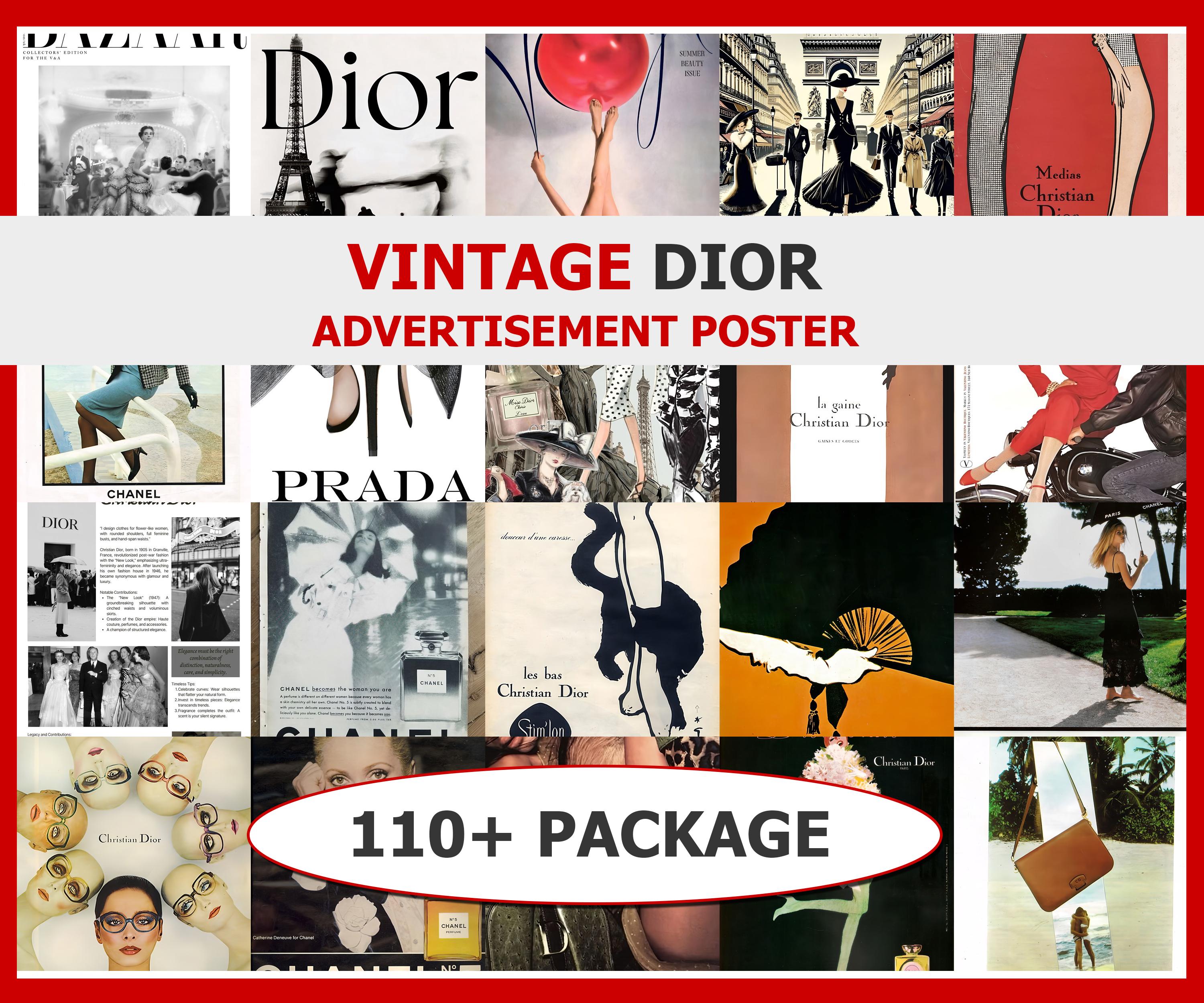 Poster dior vintage - Etsy 日本