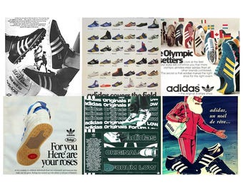 ヴィンテージ アディダス ポスターコレクション | 印刷可能なウォール