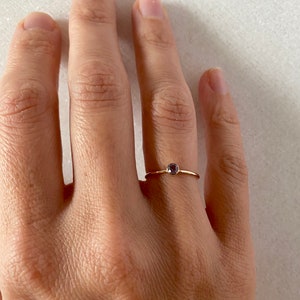 Alexandrite ring, gemstone ring, gold ring, June birthstone, birthday gift for women, 14k gold, on sale!