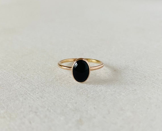 Black Onyx Lucifer Ring 925 Sterling Silver Rings For Women Rectangle Ring  B156 | eBay