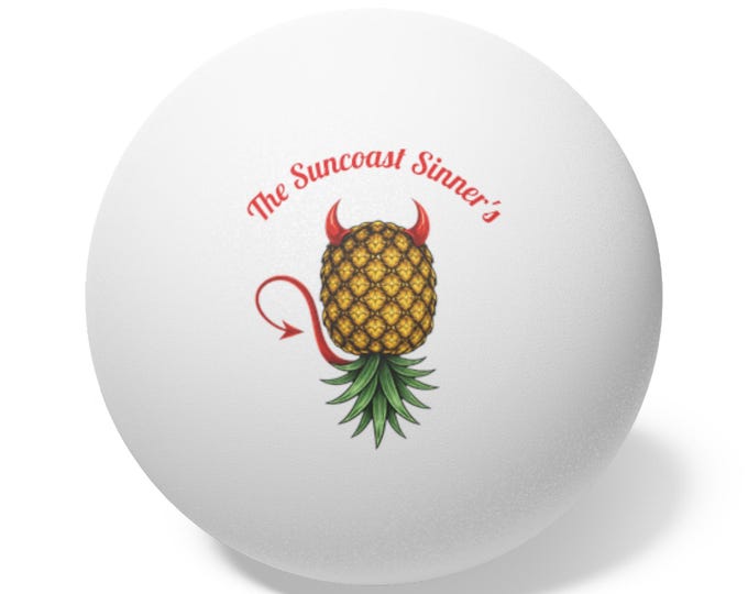 The Suncoast Sinners Ping Pong Balls | 6 pcs
