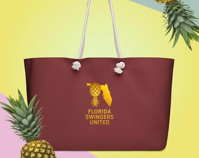 Oversized Weekend Bag with Custom Logo – Personalized Travel Duffel – Lifestyle Event Bag – LS Takeover Gear – Group Logo Tote