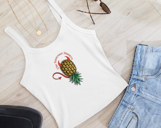 The Suncoast Sinners Women’s micro-rib tank top