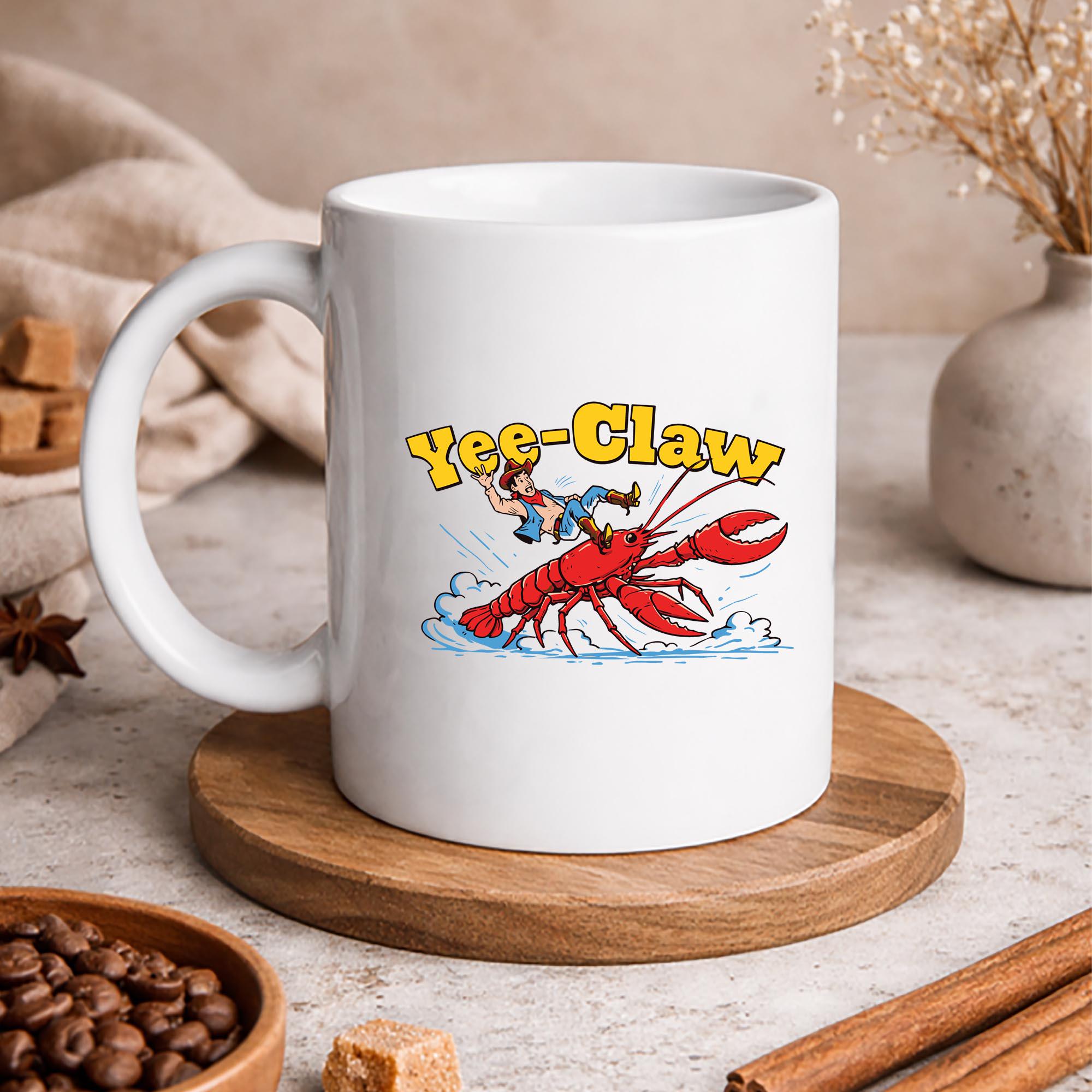 Yee Claw Western Cowboy Riding Crawfish Crawdad SVG PNG | Funny Western ...