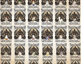 150+ Disney Character Halloween Mickey Haunted Mansion PNG, Mickey's Not So Scary Halloween Party PNG, Disneyland Halloween Digital Download