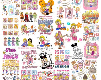What Dreams Are Made Of PNG, Lizzie McGuire 32 Files Bundle, Retro 90s Mickey Ears Tshirt Print File, Disney Digital Download PNG