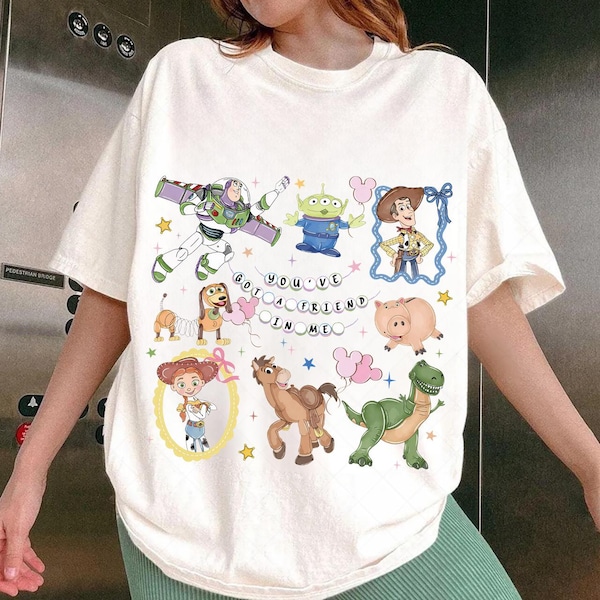 Retro Coquette Disney Toy Story You've Got A Friend In Me png, Toy Story Characters png, Disneyland Trip png, Family Matching png