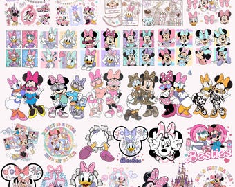 60+ Minnie and Daisy Png, Girls Just Wanna Have Fun PNG, Mouse Besties Summer Png, Magical Kingdom Png, Magic Castle Png, Girls Trip PNG