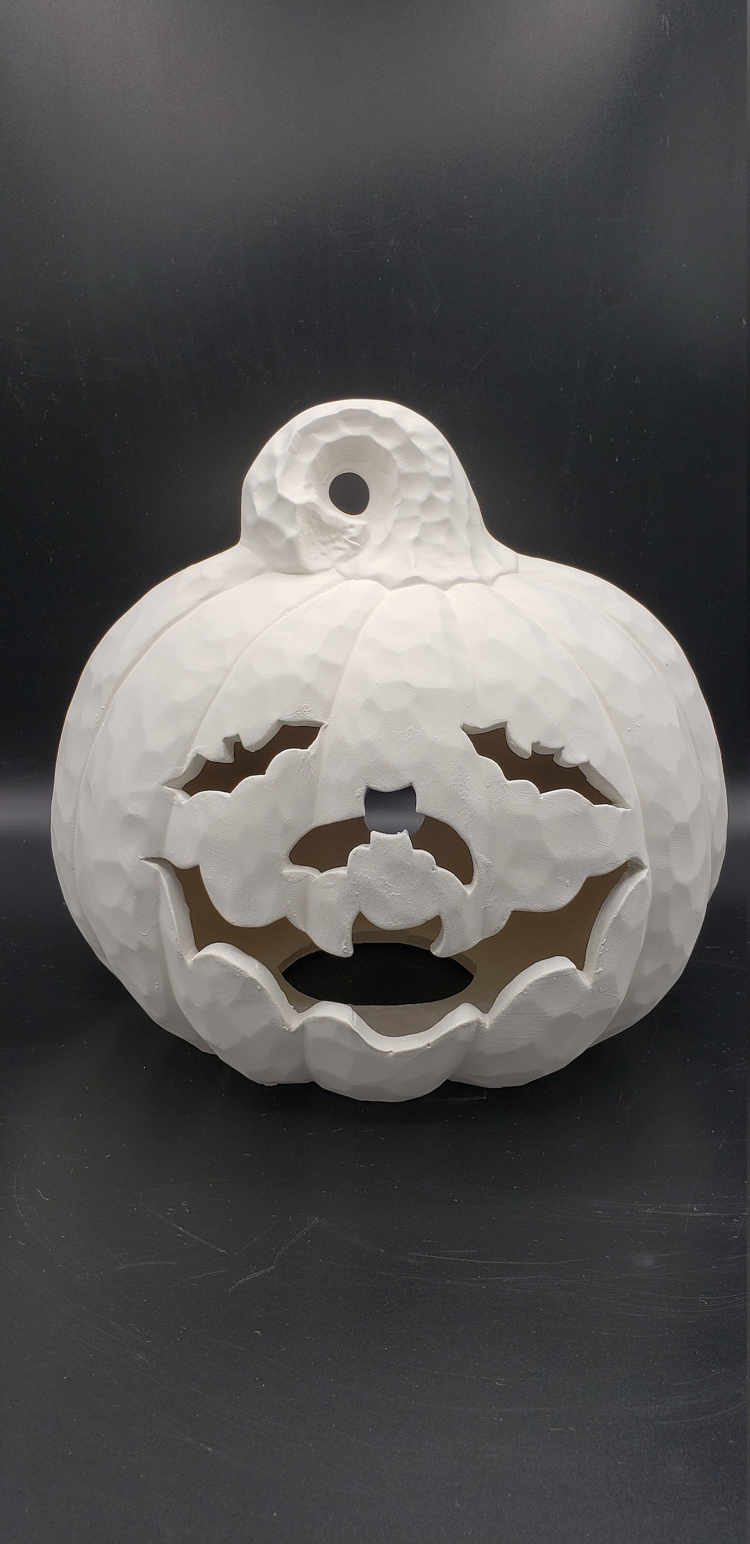 Bat Face Pumpkin Ceramic Bisque unfinished Etsy