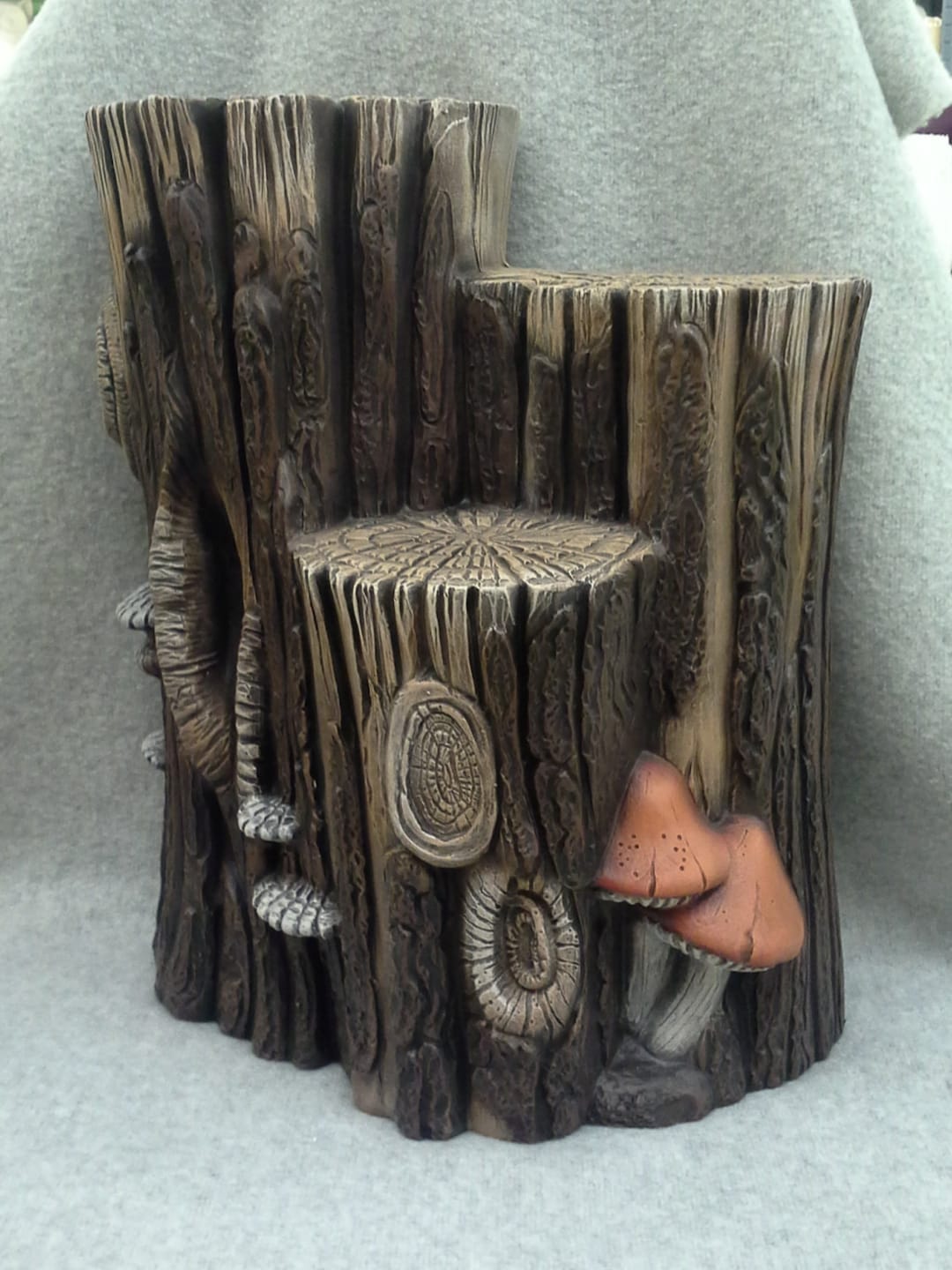 Ceramic Tree Stump (finished) - Etsy