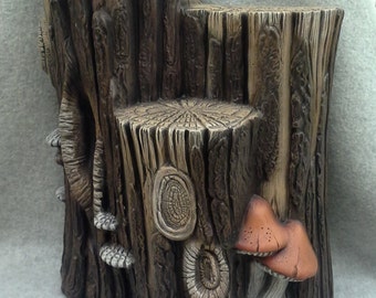Ceramic Tree Stump (finished)