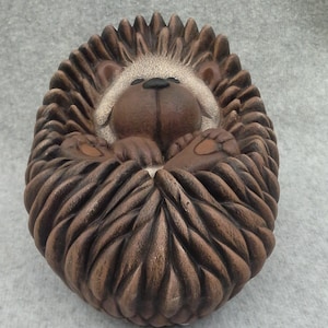 Ceramic Big Bella Hedgehog (finished)