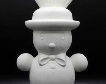 Retro Bunny Cermaic Bisque (unfinished)