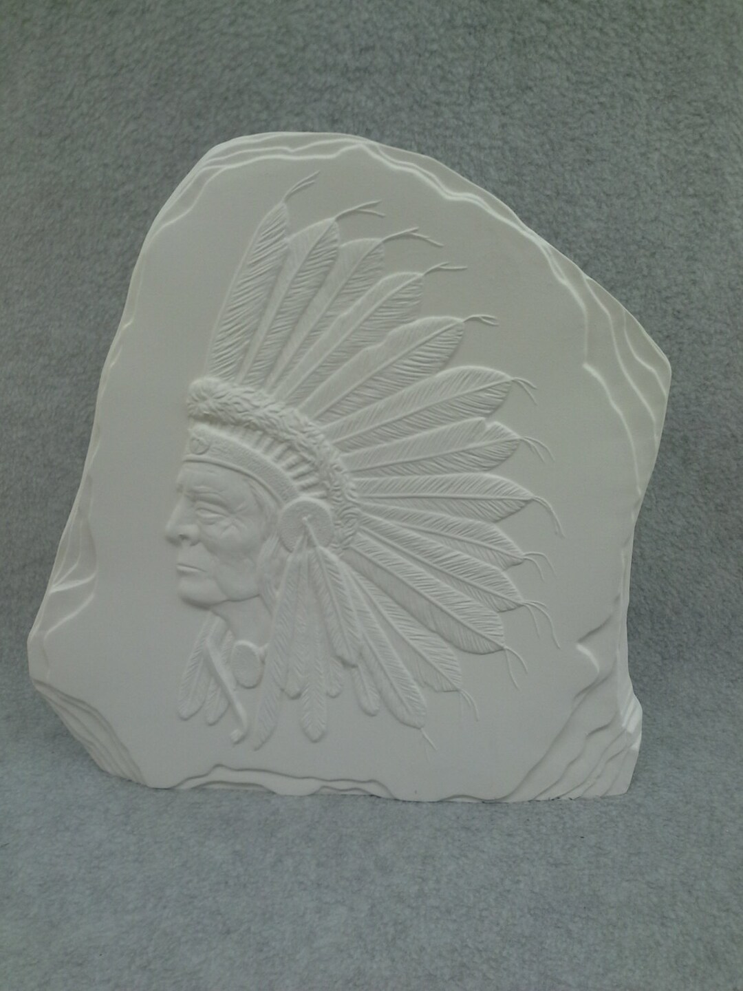 Ceramic Indian Head Rock - Etsy