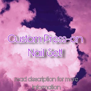 Custom Press-On Gel Nails