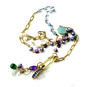 Mixed Gemstone Sundance Inspired Necklace