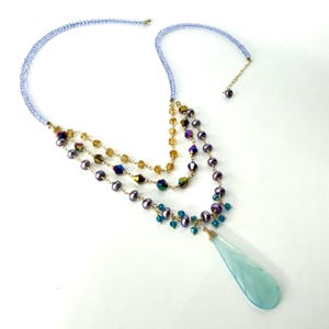 Sundance Inspired Mixed Gemstone Spring Necklace