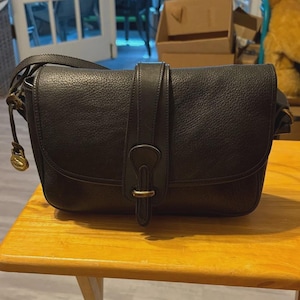 Black Dooney Bourke Pebble Leather Purse - Etsy Canada display picture 2