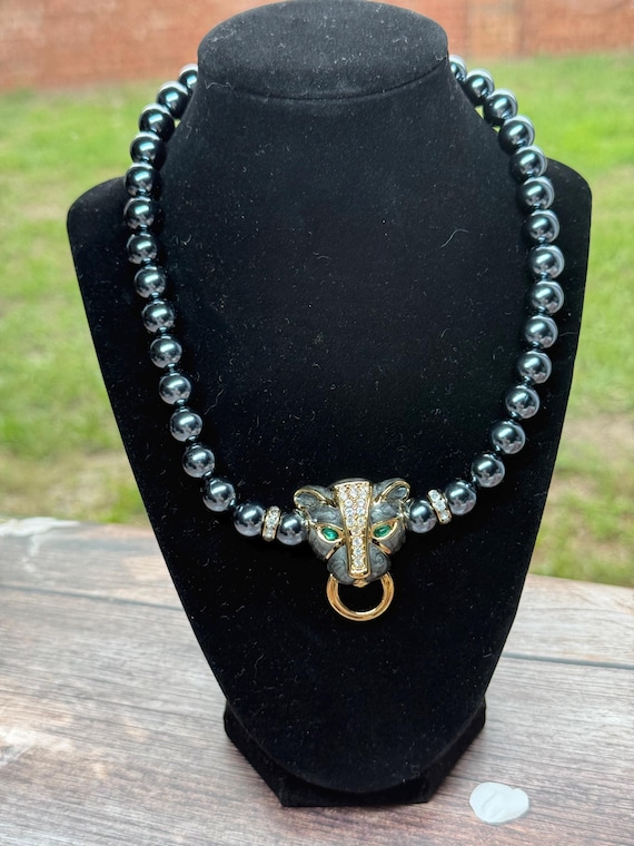 【CTHY】HIGH-END JEWELRY ORNAMENT Kenneth Jay Lane | Dutchess Necklace and Earring | Designer