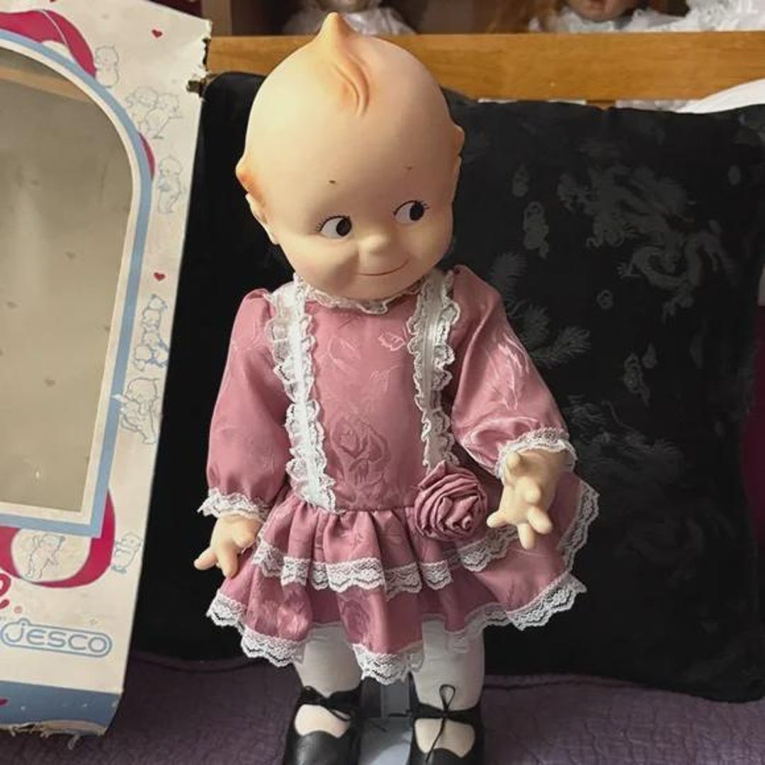 Kewpie 人形 Jesco CAMEOオリジナル・レプリカ ソフビ製 Cameo's Kewpie Doll by Jesco. in Original Box. - Etsy
