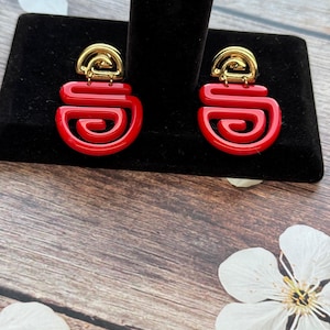 Contemporary Dangle Pierced Earrings | Classic Elegant Avon Jewelry | Retro Avon | Post Earrings | Gift for Her | Item 68