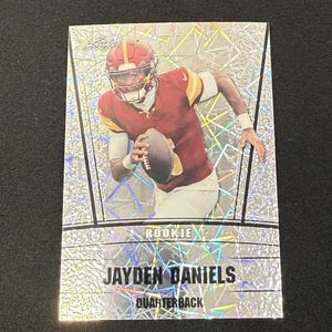 Jayden Daniels 2024 Leaf Metal Rookie Silver /25 RC Washington Commanders