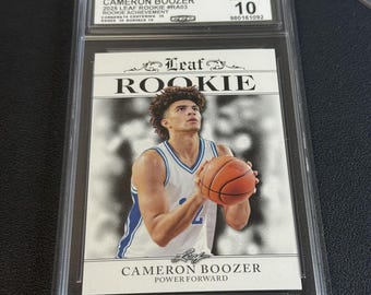 Cameron Boozer, Conquista de Novato da Leaf 2025, CCG 10, Novato