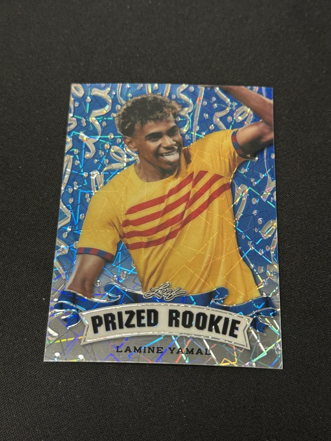 Lamine Yamal 2024 Leaf Prized Metal Rookie Purple /15 RC Barcelona