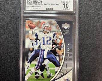 Tom Brady 2004 Upper Deck Sweet Spot T CCG 10