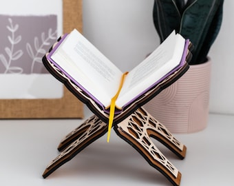 Atril para libros del Corán, atril de madera, atril para libros, atril para libros bíblicos, atril para libros religiosos, atril decorativo, atril para libros de oración