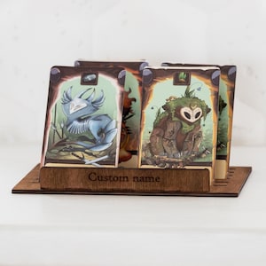 Yoto card holder personalized, Yoto card stand, Yoto card deck holder, Yoto card storage, Yoto card organizer, Personalised gift for kids
