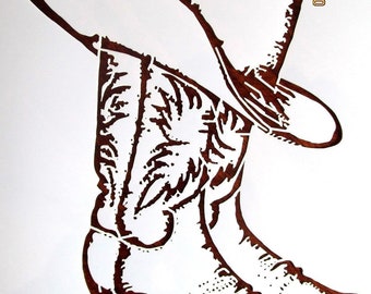 sitting bull stencil template reusable 10 mil mylar etsy