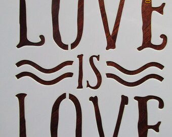 Love stencil | Etsy