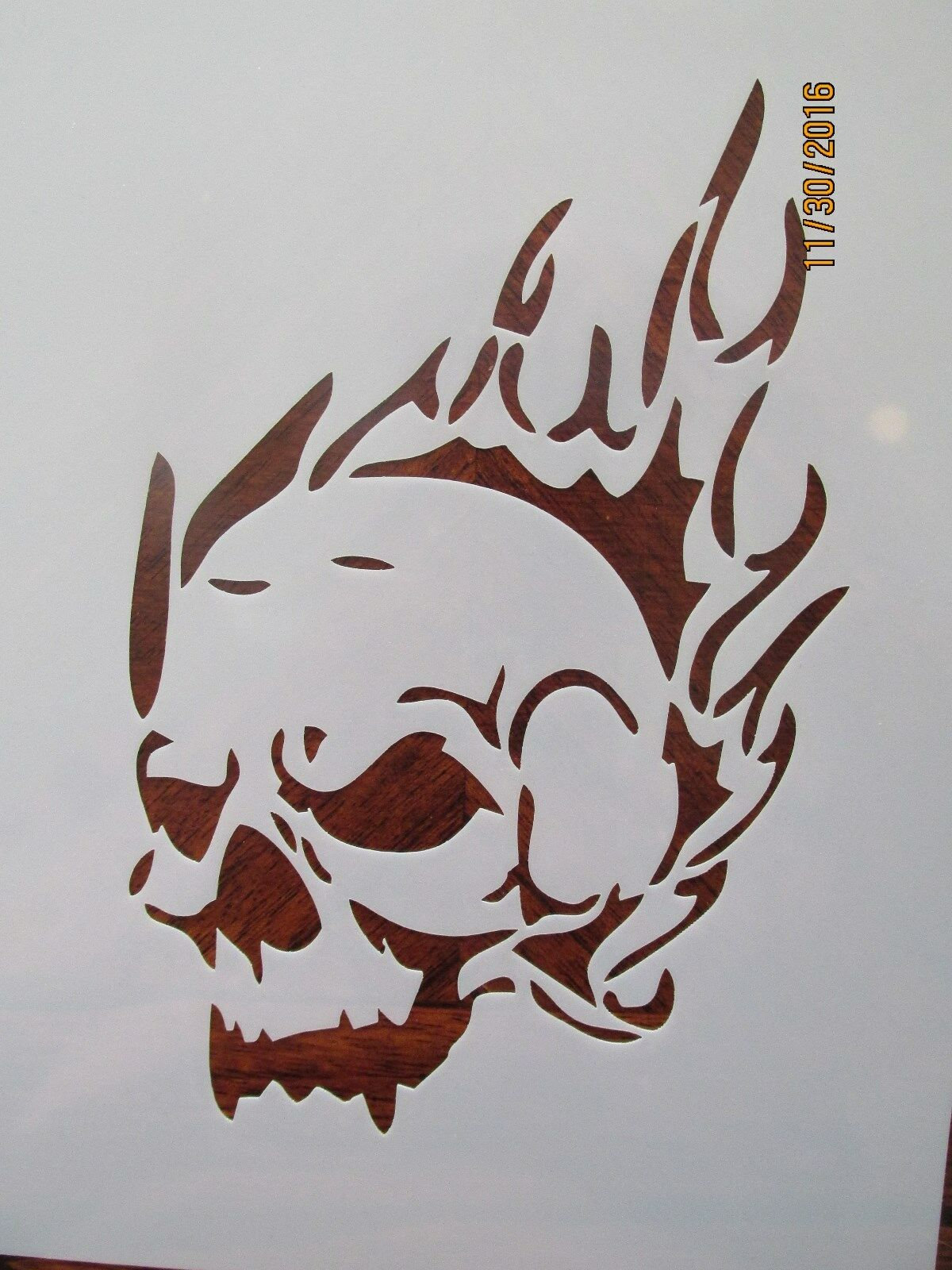 Flaming Skull Cracked Skull Stencil Template 2 Pack Reusable Etsy flaming-skull-cracked-skull-stencil-template-2-pack-reusable-etsy
