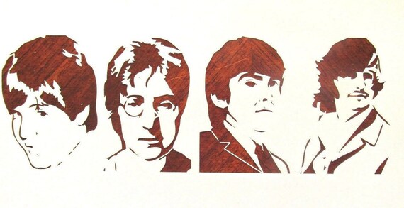 Beatles Stencil Reusable 10 mil Mylar Stencil | Etsy