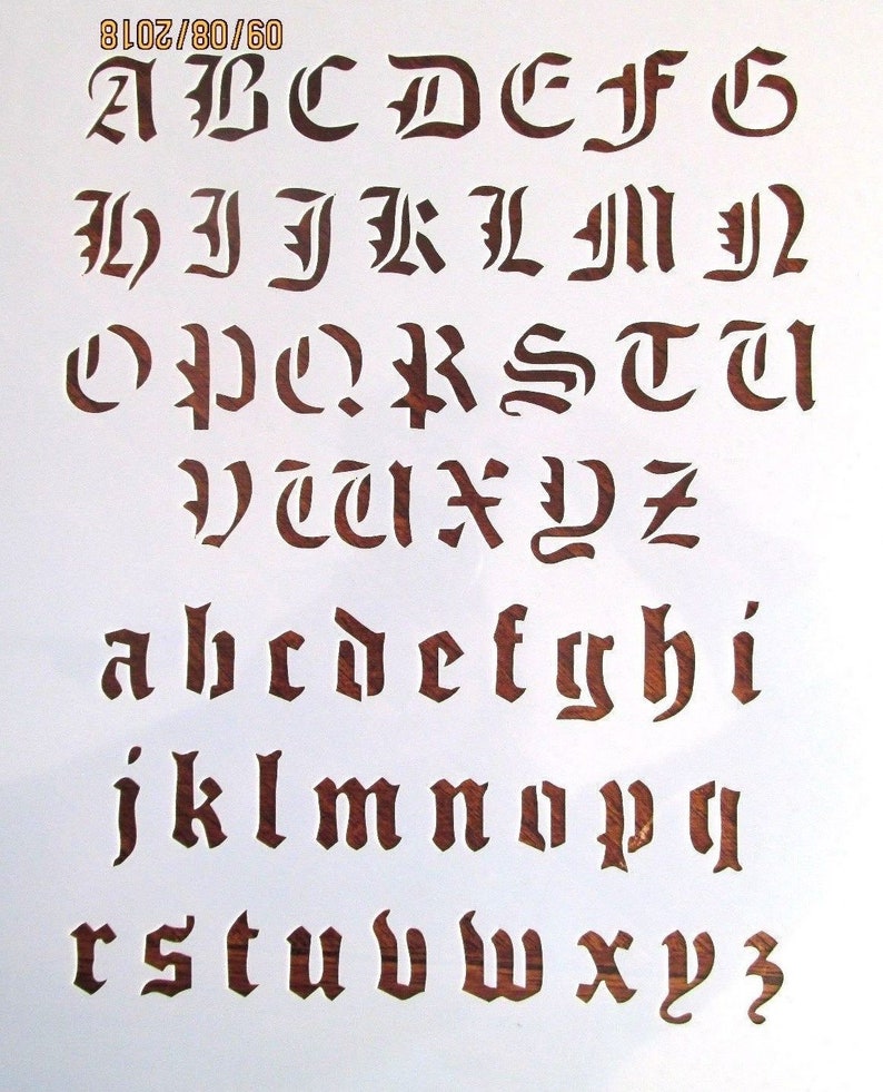 best templates alphabet stencil template