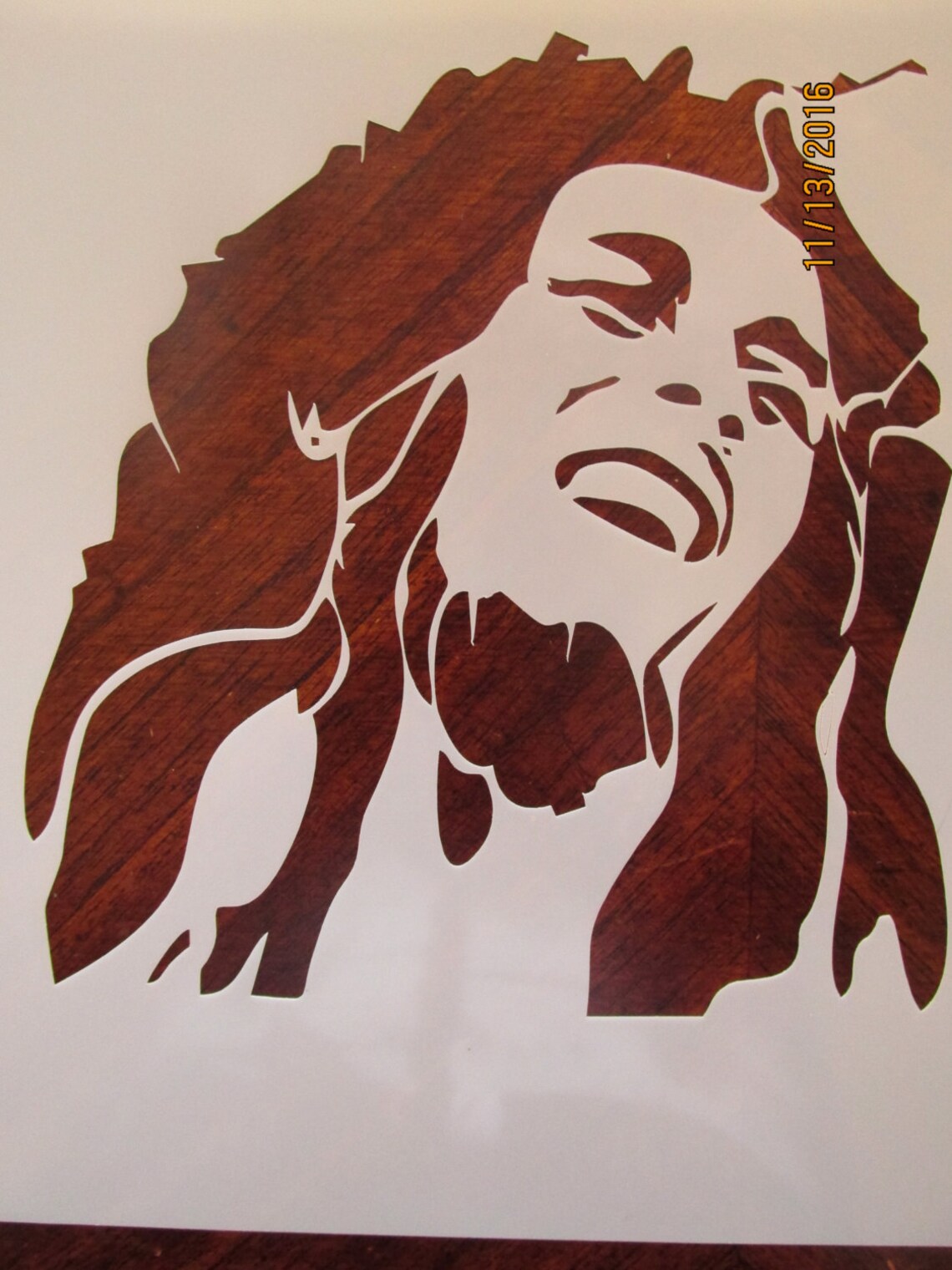 Bob Marley Stencil Reusable 10 mil Mylar Laser cut Stencil | Etsy