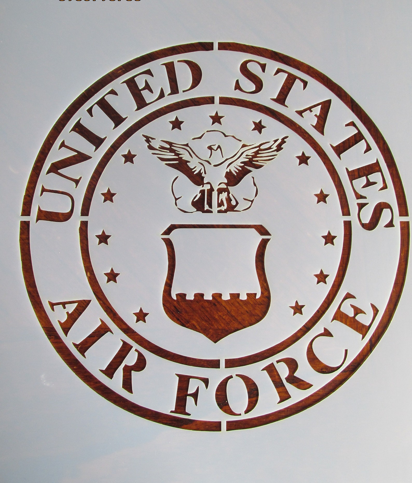 United States Air Force Emblem Stencil Template Reusable 10 Etsy united-states-air-force-emblem-stencil-template-reusable-10-etsy