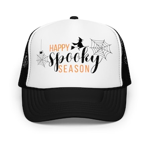 Spooky Season Trucker Hat: Halloween Costume Accessory