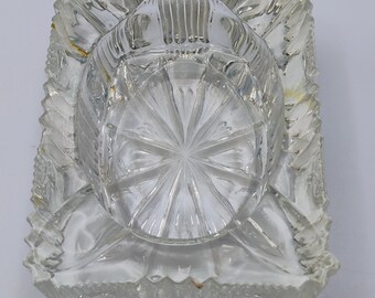 Vintage petite glass ashtray