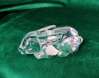 Vintage Jeannette Glass J.H. Millstein Sitting Bunny Rabbit Empty