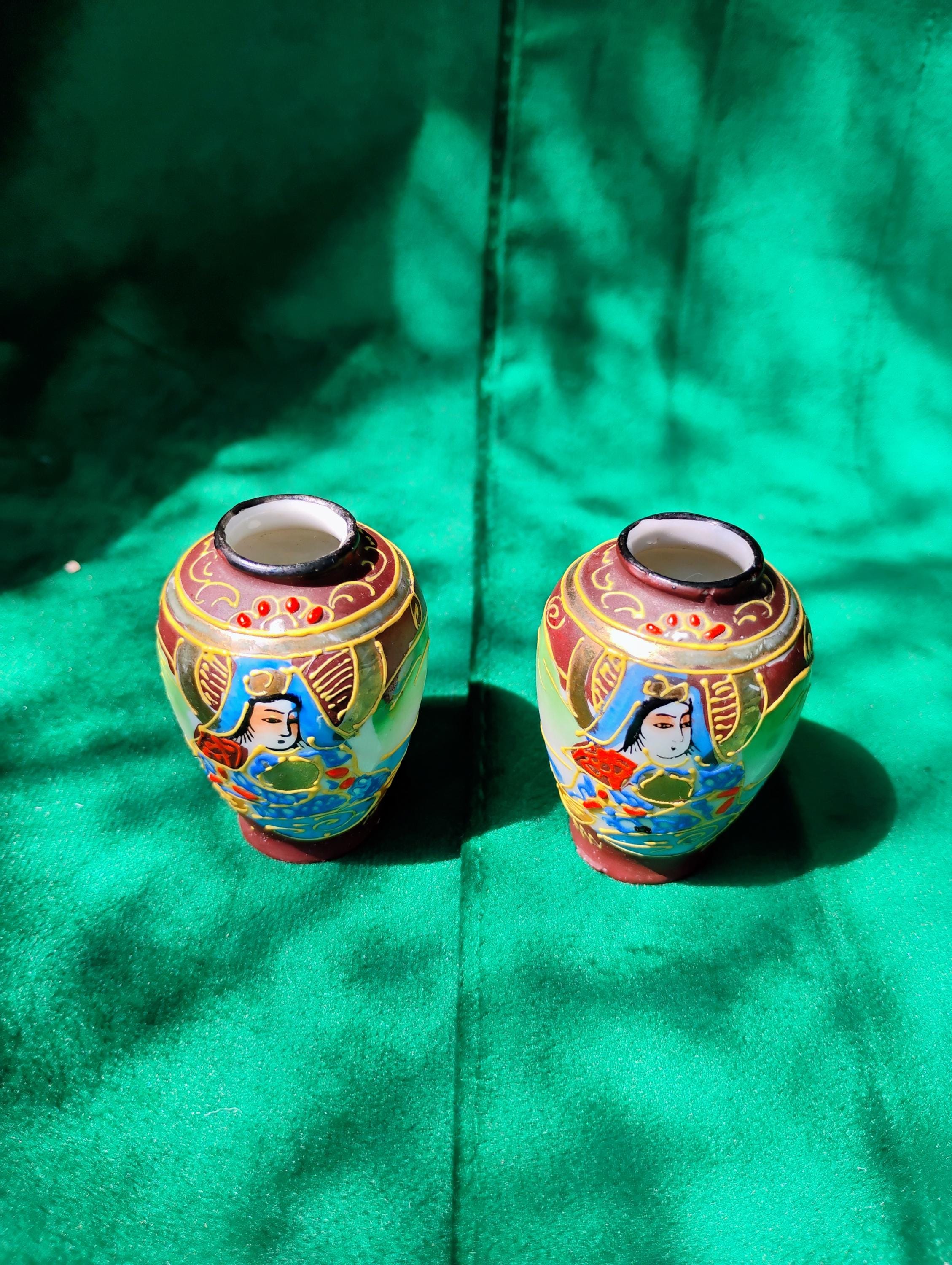 Japanese Vase With Samurai - Etsy