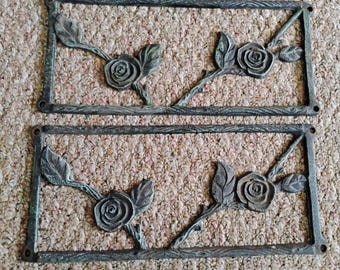 VTG Cast iron rose panels.