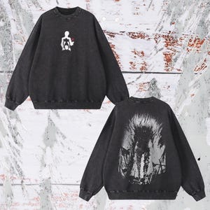 Schweres übergroßes Unisex Anime Sweatshirt | Streetwear & Gym-Style