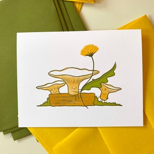 Thank You Very Mussh Retro Pilz Dankeskarte